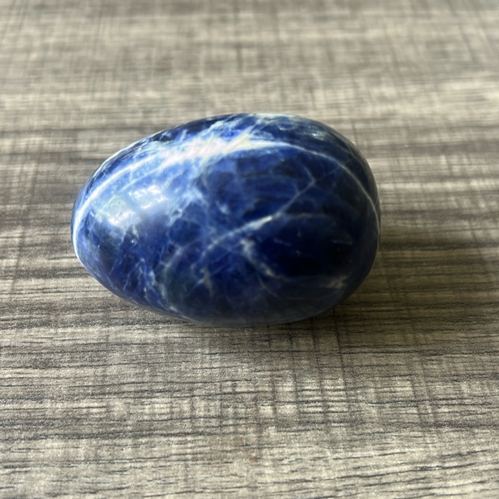 Blue Sodalite Polished Stone Egg